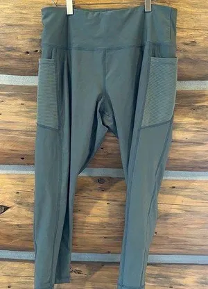 Vogo Athletic Performance Green Leggings Size XL thumbnail 1