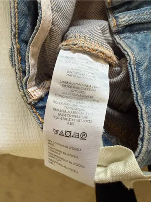 NWOT Free People We the Free Prince Street Denim Micro Shorts Overlay Size 31 thumbnail 10