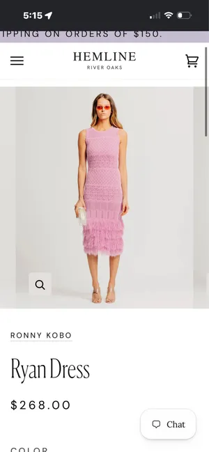 Torn By Ronny Kobo Lilac dress thumbnail 3
