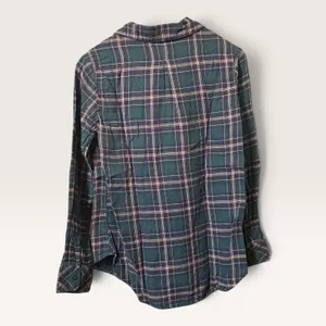 Lee Riders Plaid Button Down Shirt Small Green Purple Long Sleeve Boho Grunge thumbnail 2