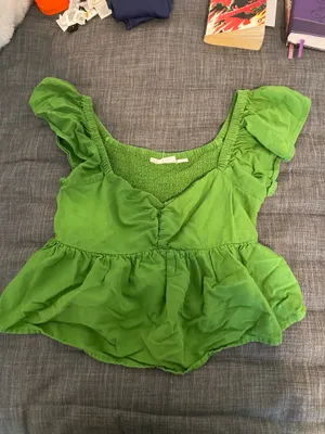 Forever 21 the cutest green blouse thumbnail 1