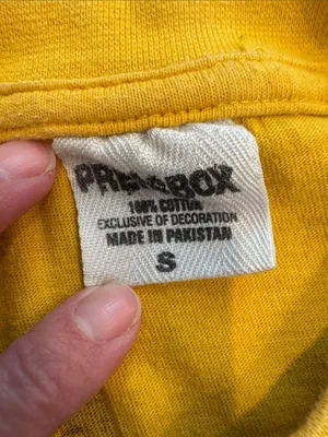 Pressbox Yellow Long-Sleeve Crewneck with WSU Graphic thumbnail 3