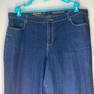 DenimLite Dark Wash Bootcut Jeans Size 18 Tall thumbnail 6