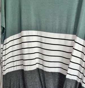 Maurice’s Flawless Green Striped Knot Tee •1X thumbnail 3