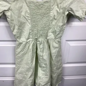 Copper Key Spring Fit Flare Midi Dress Babydoll Cottage Core Coastal Spring Retro Gingham thumbnail 5