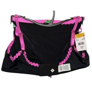Parade Pink and Black Bralette and Thong Set(Size Large) thumbnail 2