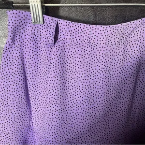 Love For Humanity Couture‎ Purple Dot Skort Size XS thumbnail 5