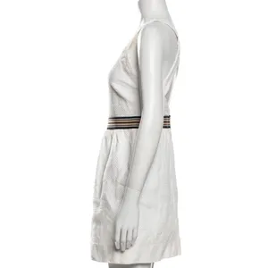 SANDRO Square Neckline Mini Dress in White‎ Size 3 or Large thumbnail 2