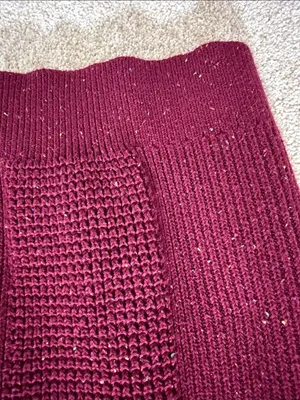 Large Michael Kors‎ sweater MK knit preppy sweater speckled color textured heavy thumbnail 6
