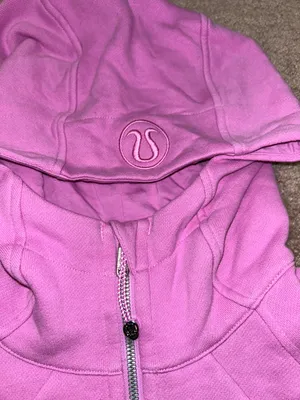 Lululemon Scuba Full-Zip Cropped Hoodie Dahlia Mauve thumbnail 2