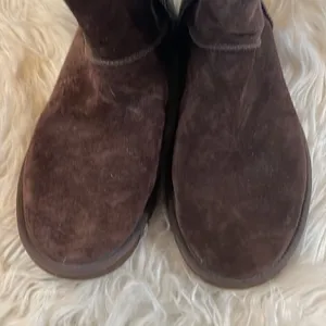 UGG Lo Pro Mid Calf Button Boot - Chocolate Brown thumbnail 3