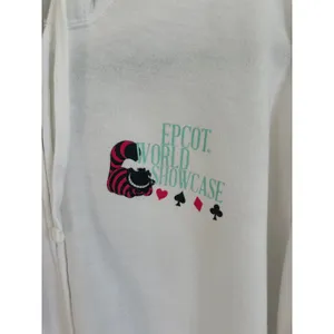 Disney Parks Epcot Alice in Wonderland Cheshire Cat Hoodie XXL We're All Mad EUC thumbnail 3