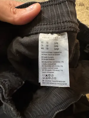 American Eagle Outfitters Black Joggers thumbnail 4
