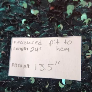 Mi Ami Green Sequin One Shoulder Mini Dress NWOT Size Small Formal Sequin Dress thumbnail 11