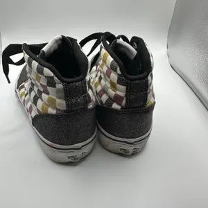 Vans Sk8 Hi‎ MTE Glitter Checkered Mid Top Sneakers Women's Size 7 thumbnail 3