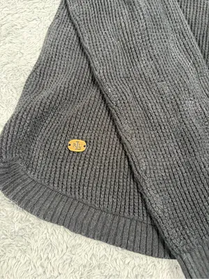Lauren Ralph Lauren black Funnel Neck Knit Sweater medium thumbnail 2