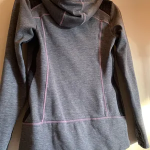 Athleta Women’s Size Small Jacket Athletic Workout Yoga Running Full Zip Purple thumbnail 4