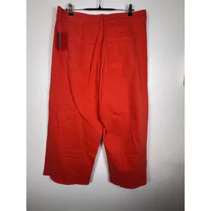 Universal Threads Sailor Wide Leg Red High Rise Pants Size‎ 17 Regular NWT thumbnail 2