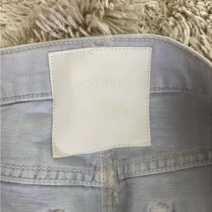 MOTHER Frayed Denim Miniskirt (NEVER WORN) thumbnail 6