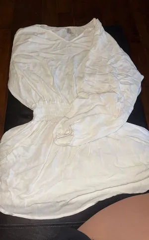 Raisins White Swimsuit Cover Up Dress thumbnail 1
