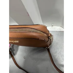 Michael Kors Jet Set East West Crossbody Bag Luggage Saffiano Leather Gold Chain thumbnail 5