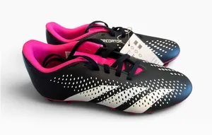 Adidas Predator Accuracy.4 FxG Soccer Cleats Black Pink GW4604 Womens 5 thumbnail 1