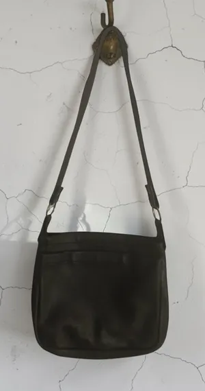 VTG Soft Genuine Deer Wear Crossbody/Shoulder Bag Brown Flap Front 10X11 Lined thumbnail 1