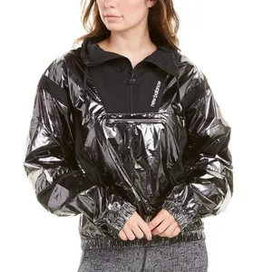 NWT NEW Balance  Metallic Quarter Zip Windbreaker thumbnail 4