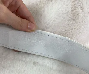 Authentic Pink Monogram Belt thumbnail 7