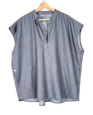 FIGS Rafaela Oversized Scrub Top XXL Heather Grey Technical Collection WXXSW1003 thumbnail 1