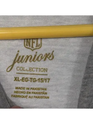 NFL Juniors XL New England Patriots Hooded Long Sleeve Shirt thumbnail 4