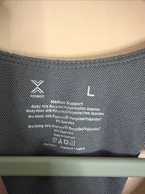 Gray Racerback Sports Bra - Women's Intimates thumbnail 2