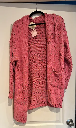 Pink And Rainbow Sweater thumbnail 1