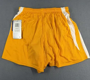 Asics Medley Running Shorts Womens Small Yellow Drawstring Liner NWT TF754-0401 thumbnail 1