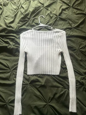 Pacsun White Sweater Top thumbnail 2