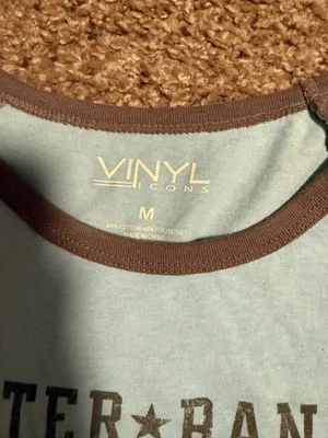 Vintage Crop Top Blue Size M thumbnail 2