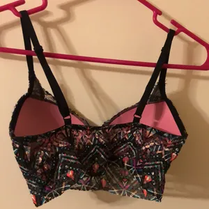 Victoria's Secret PINK Tropical Lace Push Up Bralette XS thumbnail 3
