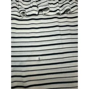 American Eagle Size-S Women's Striped Off The‎ Shoulder Top 3/4 Sleeve Shirt thumbnail 9