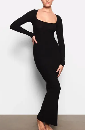 SKIMS Long Sleeve Dress thumbnail 1