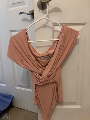 Sophie Rue Pink off the shoulder bodysuit thumbnail 3