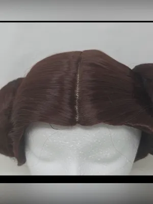 Brown Princess Leia Wig thumbnail 3