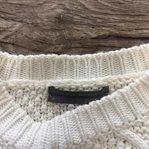 Anthropologie cream‎ cable knit sweater size Xs thumbnail 3