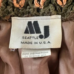 L MJ Seattle Jacket Duster Coat fuzzy boucle mohair boho-chic grannycore Knit thumbnail 4