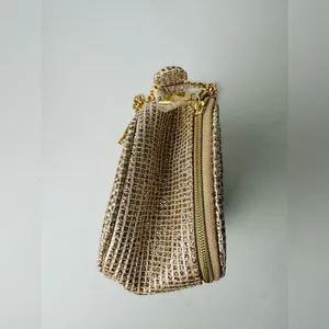 Christian Dior HOLIDAY 2025 GOLD Pouch/Clutch Limited Edition, Boxed and chain thumbnail 4