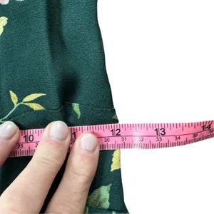 NEW Reformation Sigmund Long Sleeve Crepe Midi Dress Belvedere Floral thumbnail 11