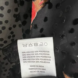 Anthropologie Floreat Velvet Burnout Kimono black polka dot sheer thumbnail 4