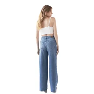 UO BDG Women’s A-Wide Lightwash Wide Leg Denim Jeans thumbnail 2