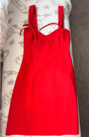 Princess Polly Red Dress Mini thumbnail 1