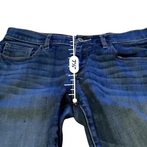 Abercrombie &‎ Fitch Denim Bermuda Shorts Womens 6 Blue Raw Hem Stretch Low Rise thumbnail 9