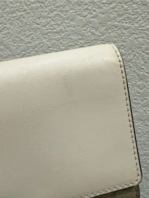 COACH Chalk/ Khaki Coated Signature Canvas Slim Trifold Wallet thumbnail 10